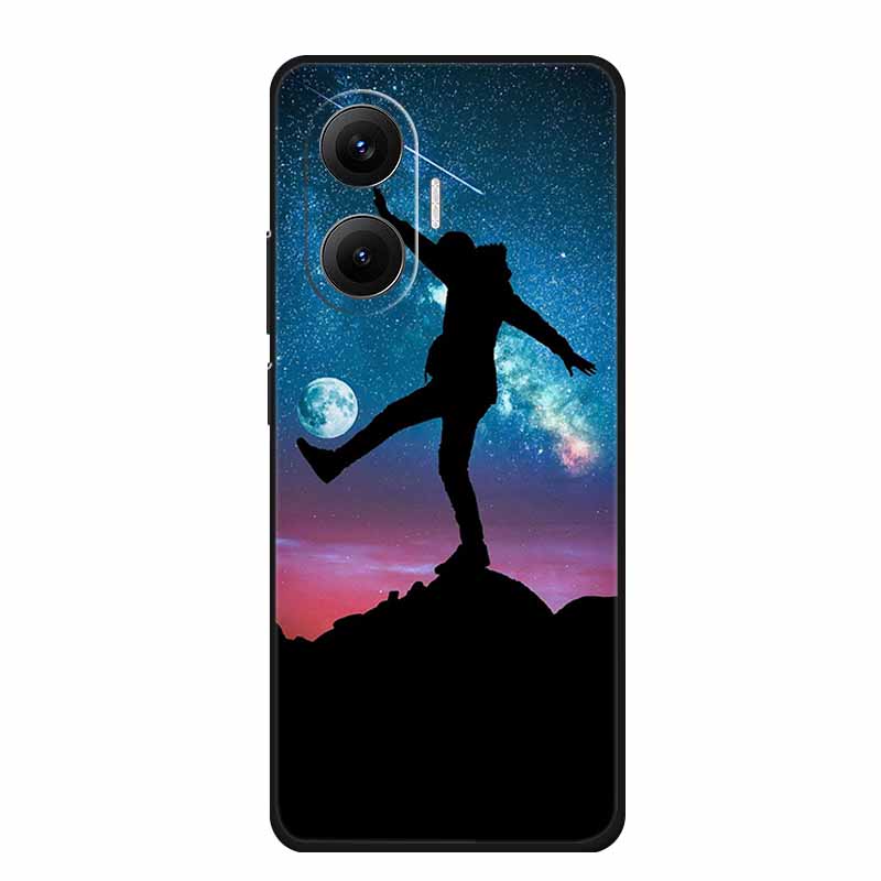 Phone Case For Redmi Turbo 4 Pro 5G Back Cover Case Black Silicone Soft Funda Para For Xiaomi Redmi Turbo 4 Pro Case Coque Shell