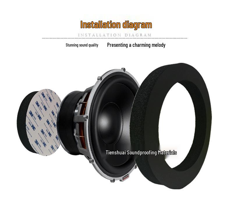 High-Density Sound Insulation Speaker Pad for Car Audio