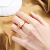 Retro Ring Pure Color Polished Titanium Steel Round Surface Simple Style Multi Sizes Anti-Rust Lightweight Finger Jewelry