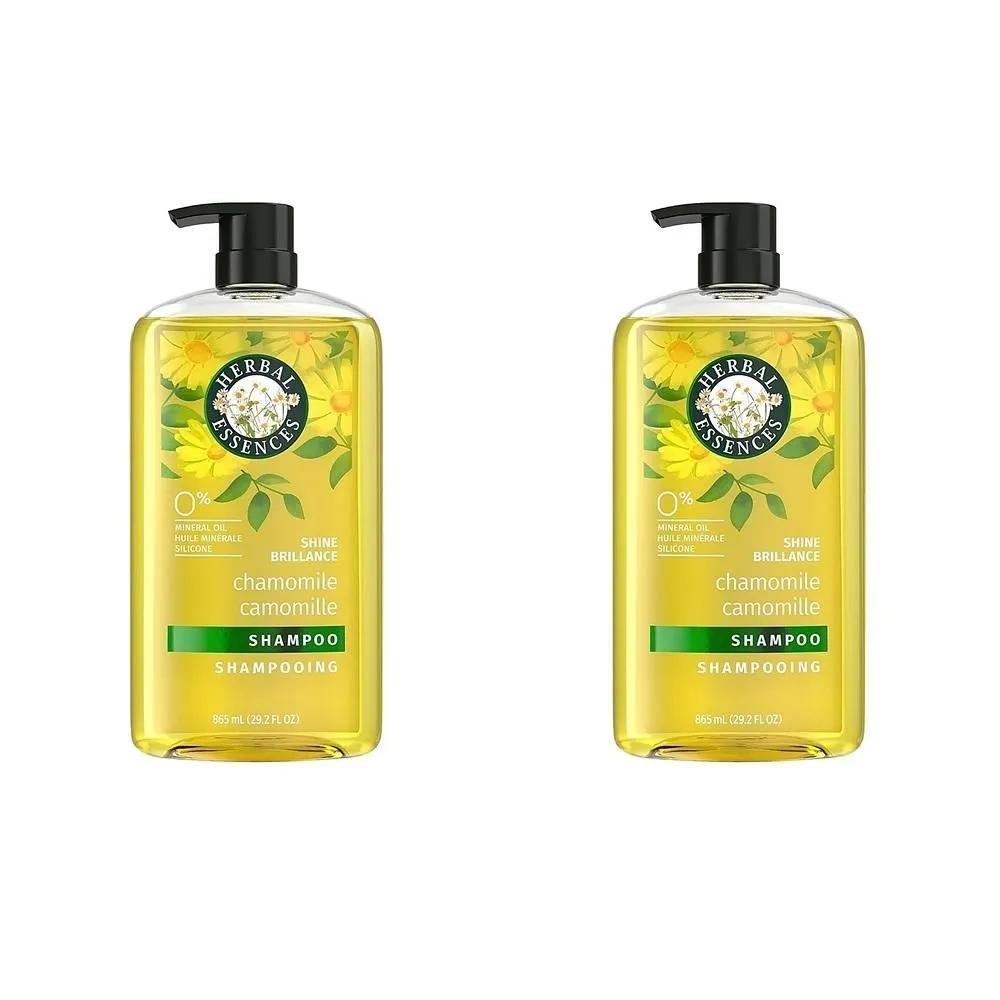 Шампунь Herbal Essences 865 мл, 2 шт. Ромашка Herbal Essences Коллекция Блеск Шампунь, 29.2 жидких унций