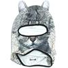 3D Animal Face Mask with Ears, Quick-Drying Full Face Balaclava/Balaclava for Airsoft, Cycling, Motorcycles, Outdoor Activities, and Cosplay (Cat)