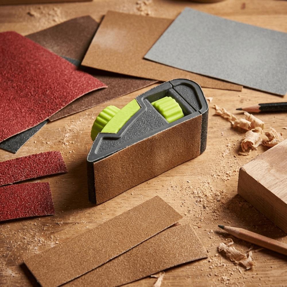 2pcs Adjustable Tension Sandpaper Fixing Frame Portable Polishing Bracket Daily Polishing Tasks