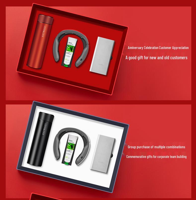 Роскошный подарочный набор для бизнеса: Термокружка Lock&Lock с индивидуальным высококачественным сувениром для клиентов