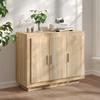 811838 vidaXL Buffet Sonoma Oak 92x35x75 Cm Engineered Wood