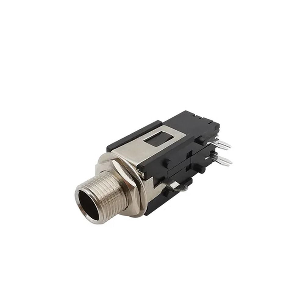 Mono/Stereo Phone Audio Connector Earphone Jack Socket Female Jack Connector Panel Mount Adapter