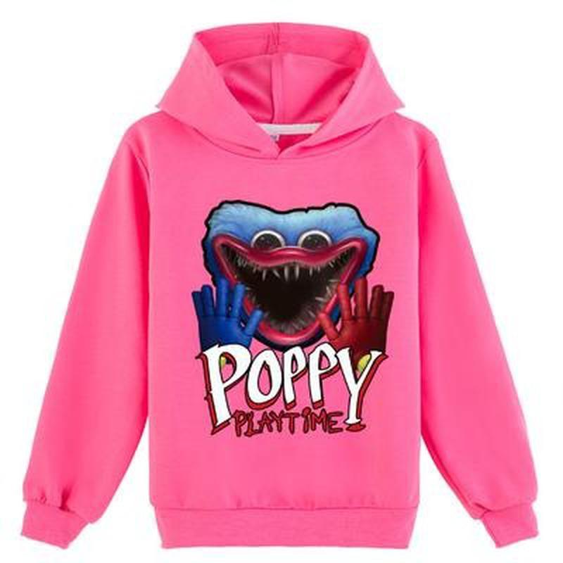 Kids 3D Hoodie Huggy Wuggy Pullover Poppy Playtime Children Thin Spring Sweater DAR