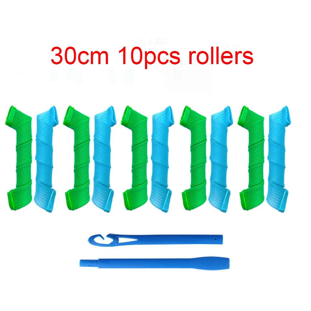 12/18/10 шт. Бигуди для волос, женские спиральные локоны без нагрева с 2 крючками, самодельные волнообразные бигуди, спиральные круглые локоны, инструмент для волос