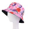 Summer fashion double-sided bucket hat couple outdoor sun hat, beach sun hat JDPM-
