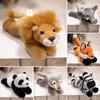 Стиль вечеринки Лесная кукла-животное Тигр Красная панда Лиса Плюшевая игрушка Имитация куклы-животного Зоопарк