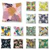 Car Living Room Sofa Cushion Cover Luxury Home Decor Pillow Cover Tropical Plant Print Pattern Cushion Cover