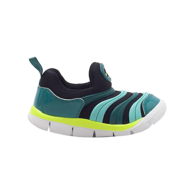 Nike Dynamo Free Low top Toddler Shoes Green Black Yellow Infant And Toddler 343938-009