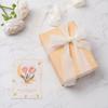 3 рулона 5 м шифоновой ленты для DIY-поделок, легкая шифоновая шелковая лента с бахромой, многофункциональная, ручной работы, пушистая шифоновая лента
