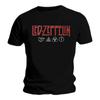 Led Zeppelin Logo Symbols Black Classic Rock Metal Band Unisex T-shirt
