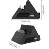 Replacement Charging Dock Station Stand Fit for NS TV Adapter Charging Adapter with Heatsink Function
