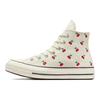 Converse Женские кроссовки Chuck 70 High Cherries кремово-красные Egret A08863C