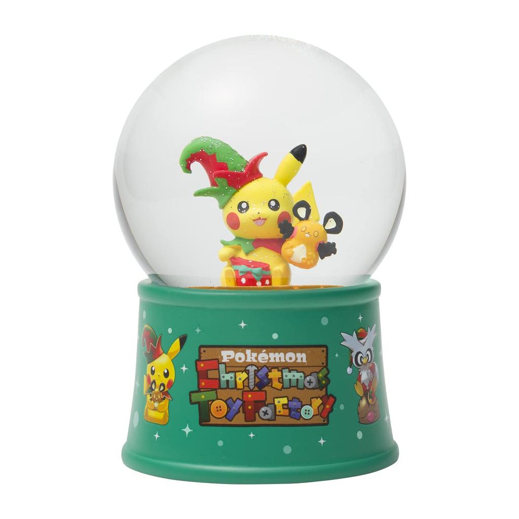 Pokémon Center Original Snow Globe Pokémon Christmas Toy Factory