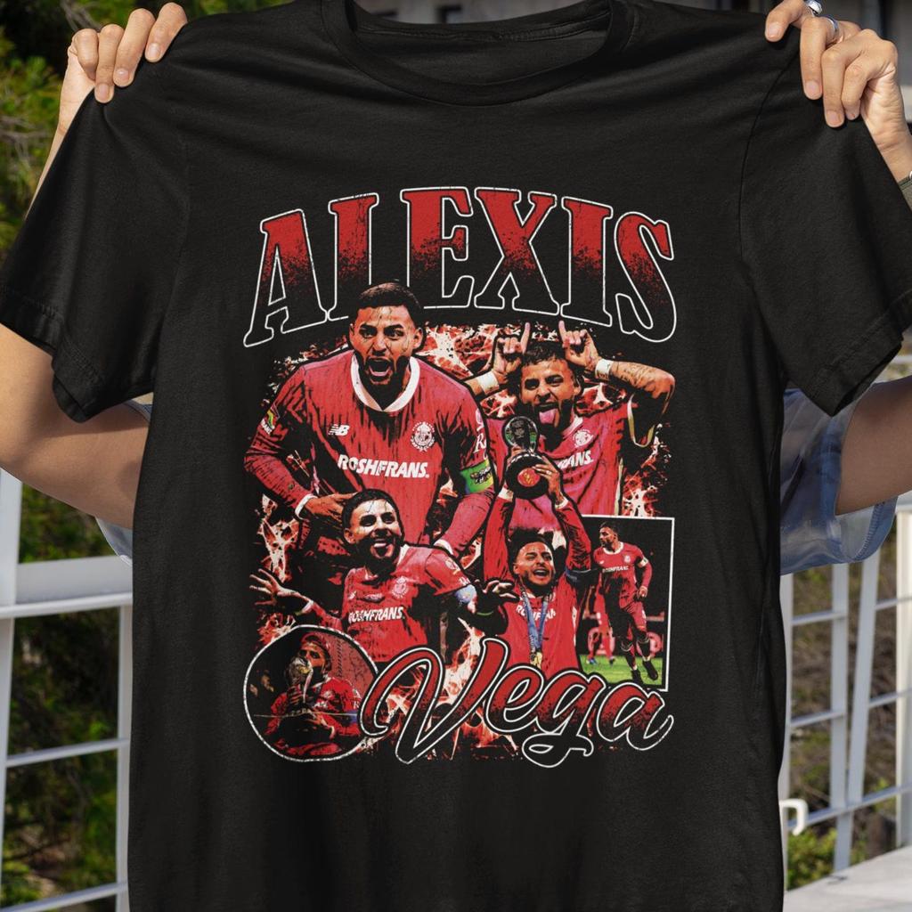 Alexis Vega Vintage Retro Y2K Unisex T-Shirt | Alexis Vega Fan Gift | Alexis Vega Toluca FC | Toluca FC Fan | Alexis Vega Tee