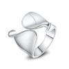 Silver Open Ring Wholesale Pretty Luxury Unique Fashion Women Men Wedding Noble Cute Charms Silver Color Ring Jewelry