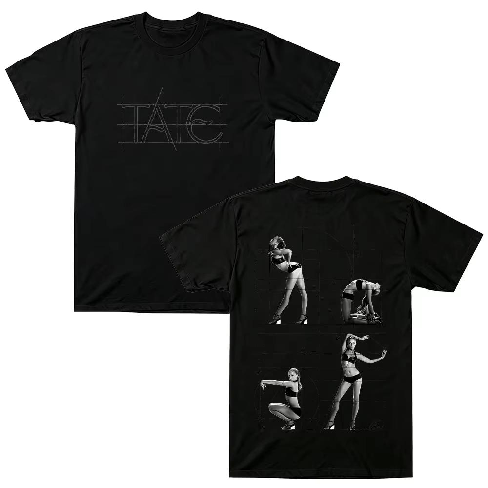 Tate Mcrae 2026 Album Graphic Print Cotton Tshirt Unisex Y2k Aesthetic Streetwear Casual High Street Body Tee For Men And Women