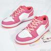 НОВЫЕ Плоские Розовые Любовные Шнурки Персонализированные Валентиновы Сердечные Шнурки Веревка Пары Высокие Канва Спортивная Обувь Шнурки для AF1
