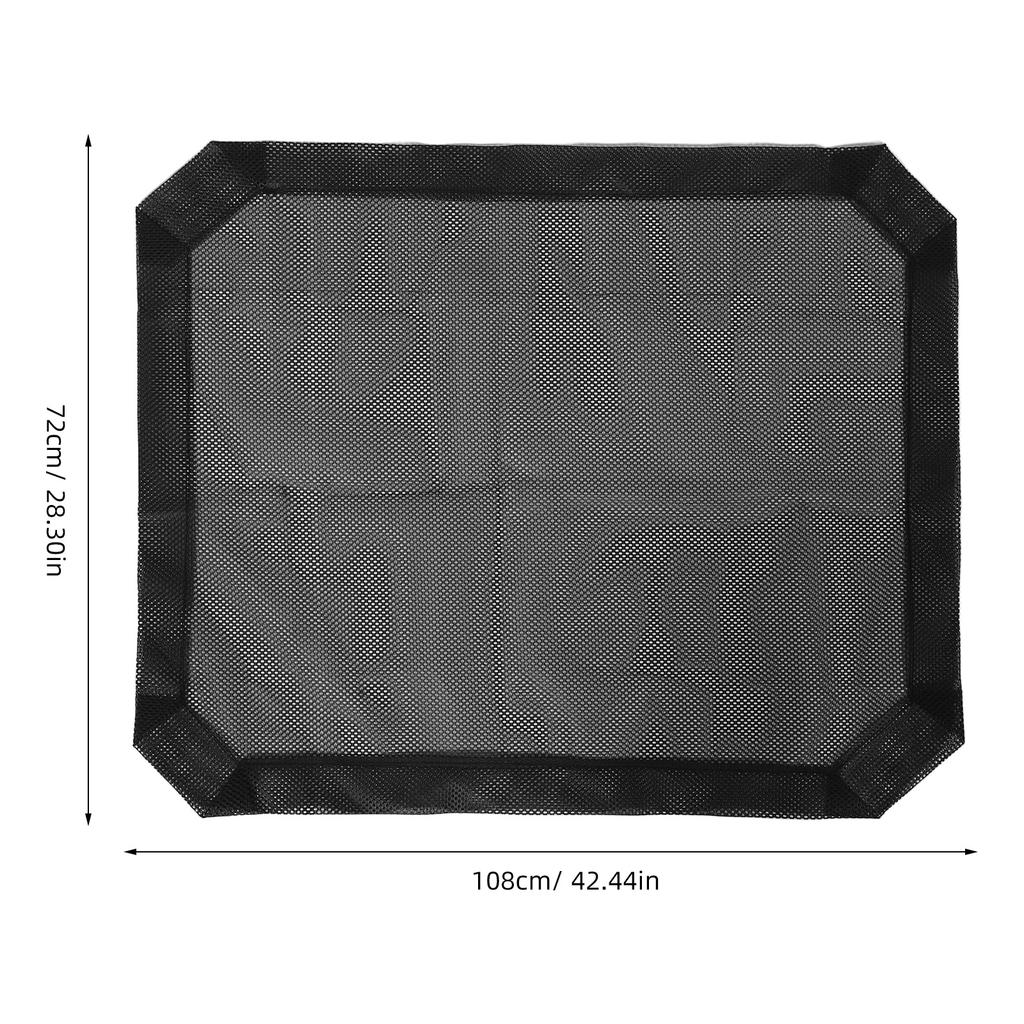 108x72 см Моющийся приподнятый лежак для животных Сетчатый чехол Съемный Удобный гамак для собаки Сменный чехол для помещений и улицы Всесезонный
