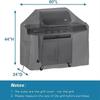 Чехол для барбекю, водонепроницаемый, с защитой от ультрафиолета, чехол для барбекю Weber Heavy Duty Grill Cover с сумкой для хранения для патио, бистро, сада