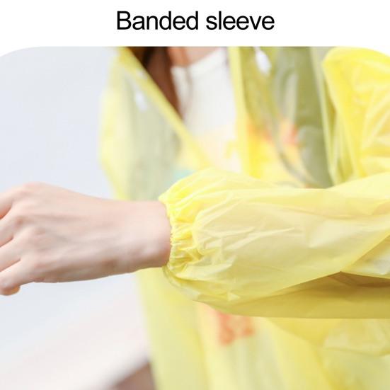 Long Raincoat Single-breasted Hooded Reusable Men Women Rainy Day Outdoor Hoodie Rain Coat for Garden