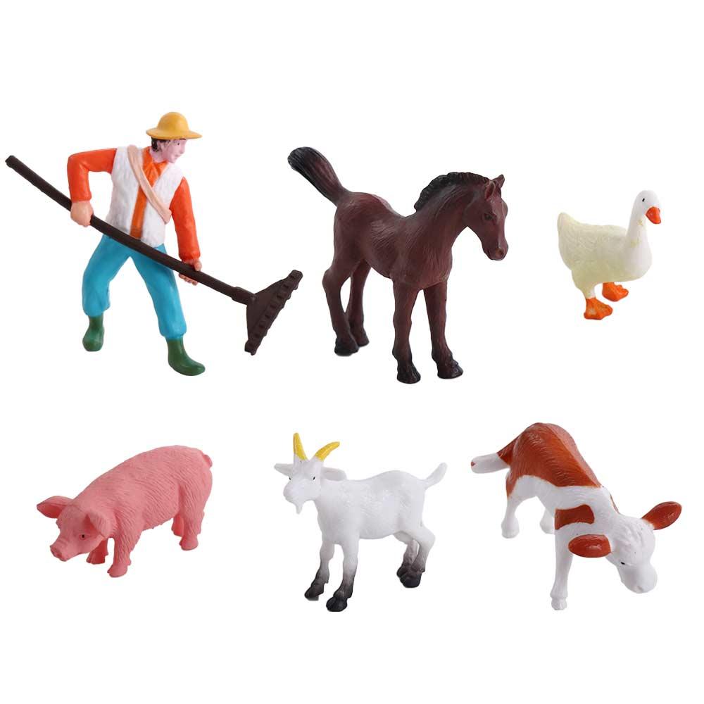 Worker DIY Accessories Pig Crafts Fairy Garden Ornaments Miniatures Figurines Micro Landscape