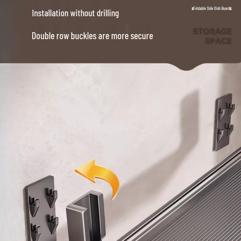 Складная 3-ярусная кухонная полка для подготовки и хранения