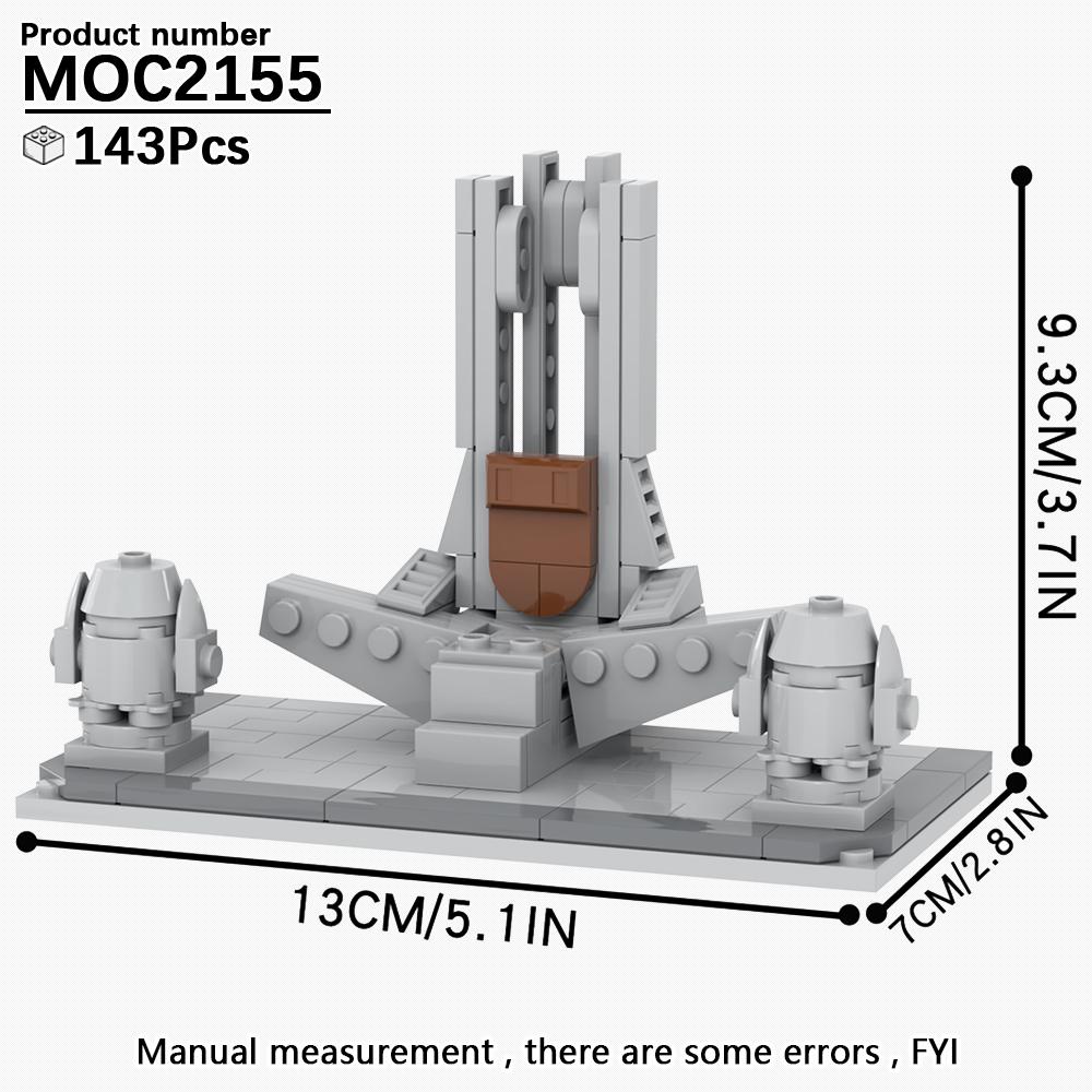 MOOXI Серия «Космические войны» Сценарная модель MOC Кирпич DIY Диорама Взрослые Детские Игрушки Набор строительных блоков Монтессори Подарки Украшение