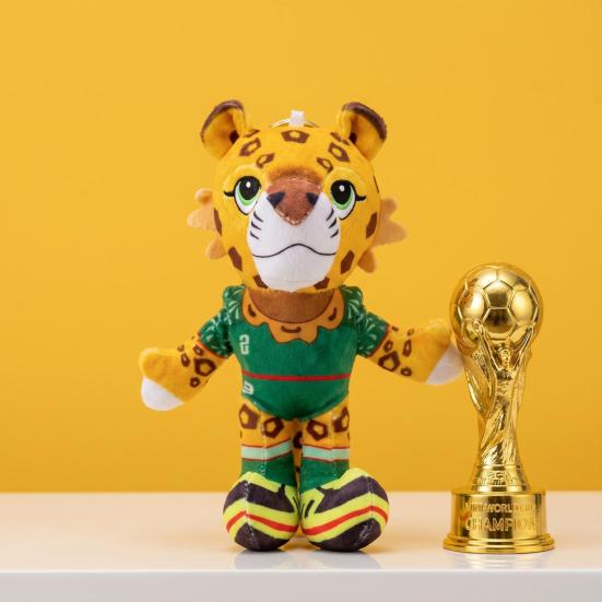 Плюшевая брелок-талисман Памятные сувениры FIFA Плюшевое мягкое набивное животное Милое с тематикой футбола