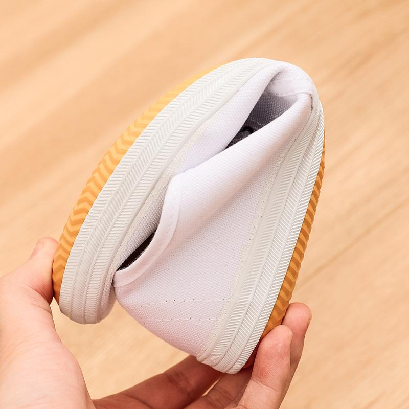 Маленькие белые туфли мужские и женские парусиновые туфли студенческие гимнастические туфли белые кроссовки утренняя зарядка обувь для боевых искусств рабочая обувь для медсестер