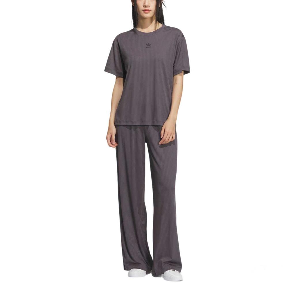 Adidas Оригинальные спортивные брюки Originals Ess Wr однотонные с прямыми штанинами, удобные вязаные спортивные штаны, женские брюки KD1865