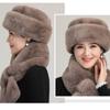 Шляпа старика Бабушка Зима Старая хлопчатобумажная шапка Шляпа Лей Фэн Старушка Имитация норки Люди среднего и пожилого возраста