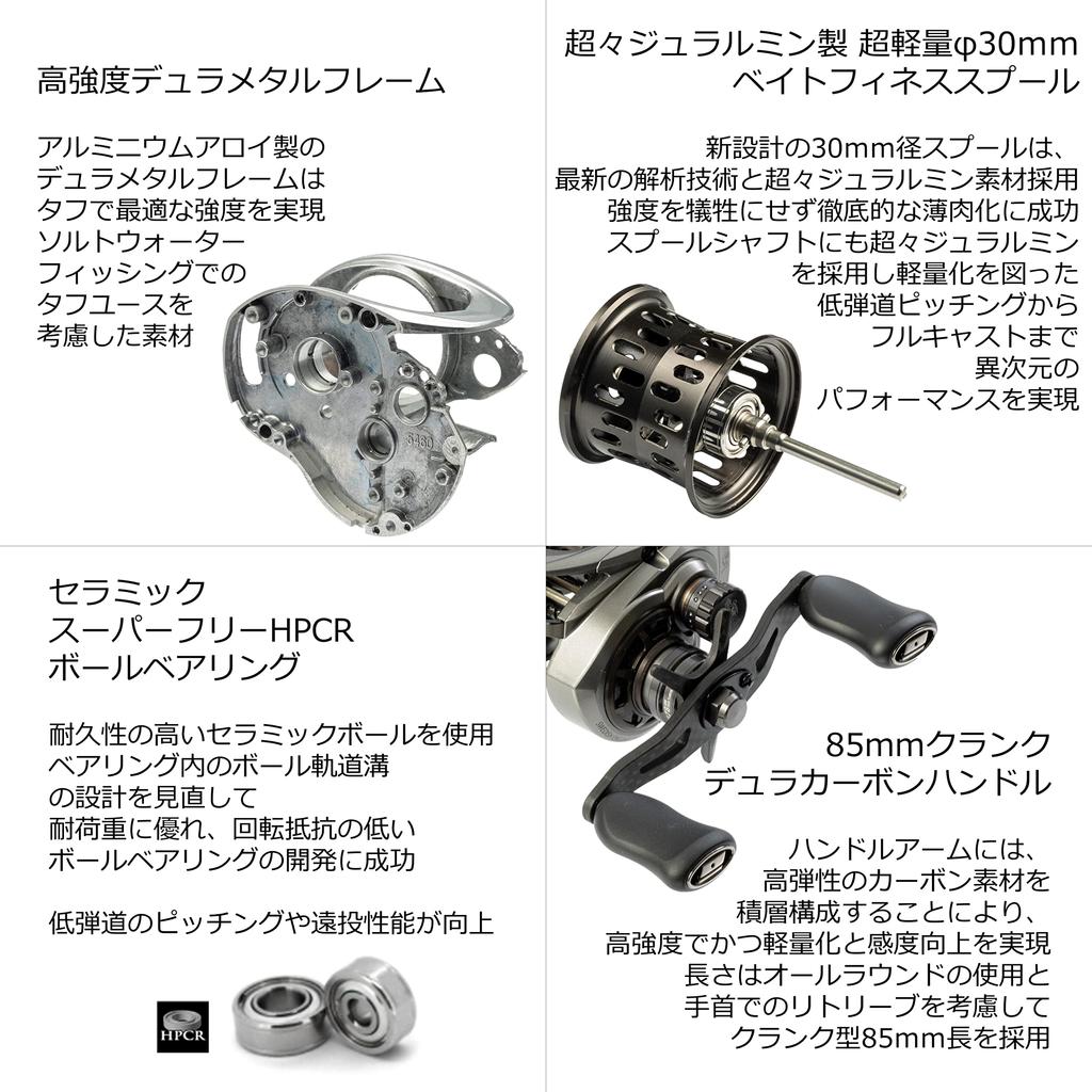 AbuGarcia ZENON LTX-L Left-handed Bait Reel Bait Finesse Reel Salt Compatible