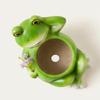 Funny Resin Frog Flower Pot Cartoon with Drainage Hole Succulent Planter Decorative Plant Holder Balcony Decor