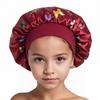 Children's Satin Sleep Cap - Soft Elastic Silk-like Hair Care Hat