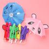 Fashion Kids Gift Dolls Animal Patterns Umbrellas Sunshade Doll Accessories Umbrella