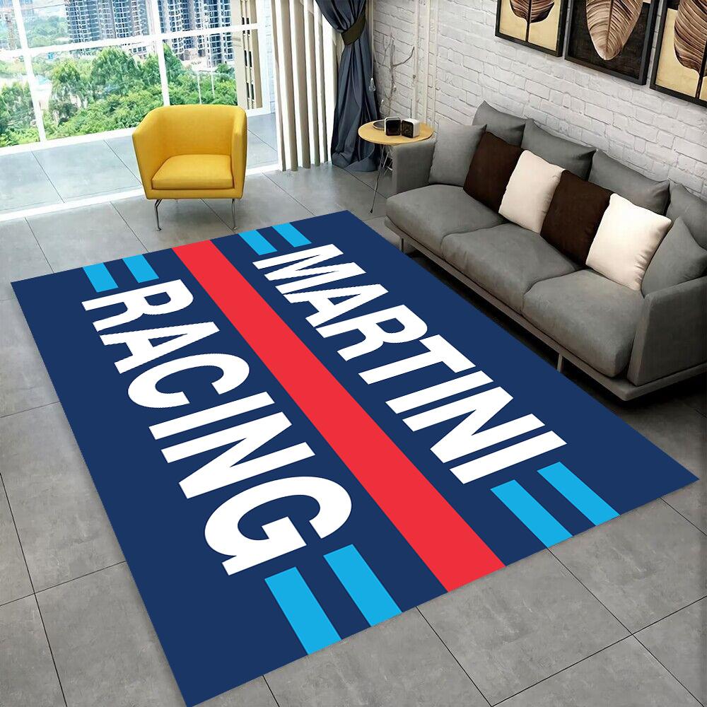 3D Ковер Логотип Гоночного Автомобиля M-Martini Мото Ковер для Дома Гостиной Спальни Дивана Прихожей Декор, Детский Игровой Нескользящий Коврик Подарок