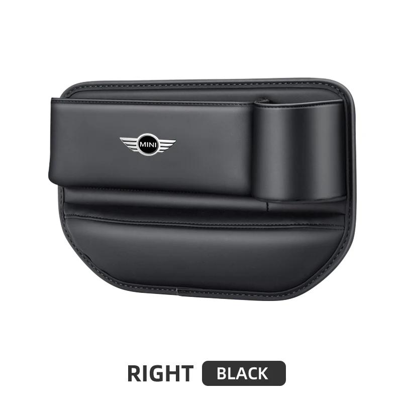 Leather Car Seat Gap Organizer Crevice Side Storage Box for BMW MINI F55 F56 R60 R59 R58 WORKS One Cooper JCW R57 R56 R55