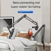 Lazy Mobile Phone & Tablet Holder: Suitable for iPad, Bed, Desktop; Foldable Cantilever Design for Overhead Shots & Bedside Use.