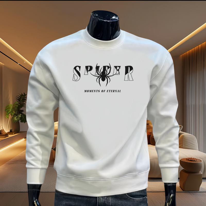 New Autumn Men Graphic Sweatshirts Hoodied Long Sleeve T-shirt Cotton Hip Hop Oversized Tees Sports Top S-5XL Men Clothing 2024
