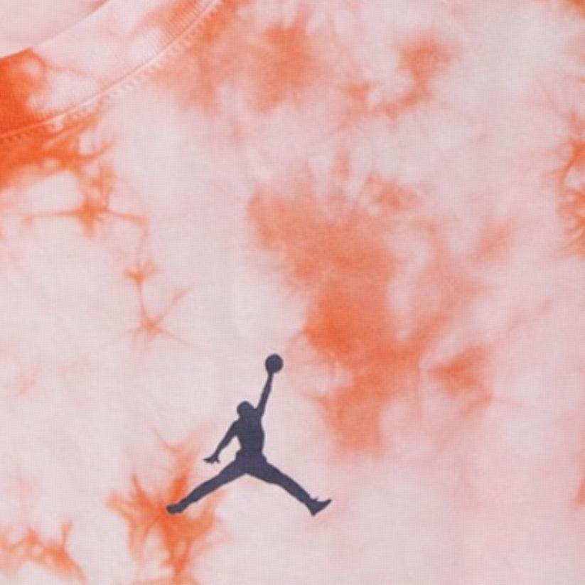 Jordan Chicago Artist Collaboration All-Star Weekend с круглым вырезом, повседневная футболка с длинным рукавом и спортивным принтом, мужские топы, оранжевый CW1146-100