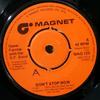 7inch Record GENE FARROW, G.F. BAND - Don't Stop Now MAG125 Magnet 1978 UK Soul/Funk Used