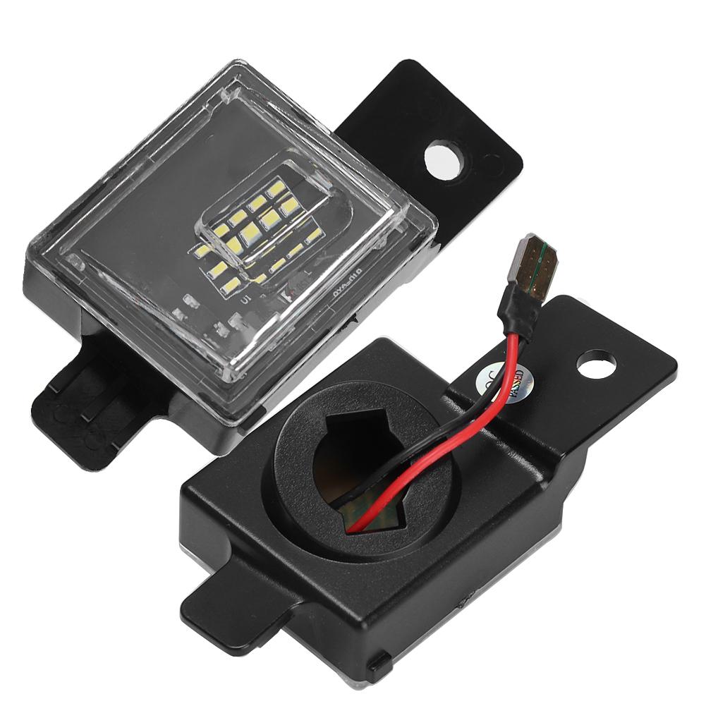 Пара левая правая 15 светодиодов подсветка номерного знака подходит для Chevy Silverado 20142018DC12V