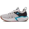 Project Rock Johnson 5 Non-Slip Durable Low-Top Training Shoes Women Sneaker Gray Blue 3025436-101