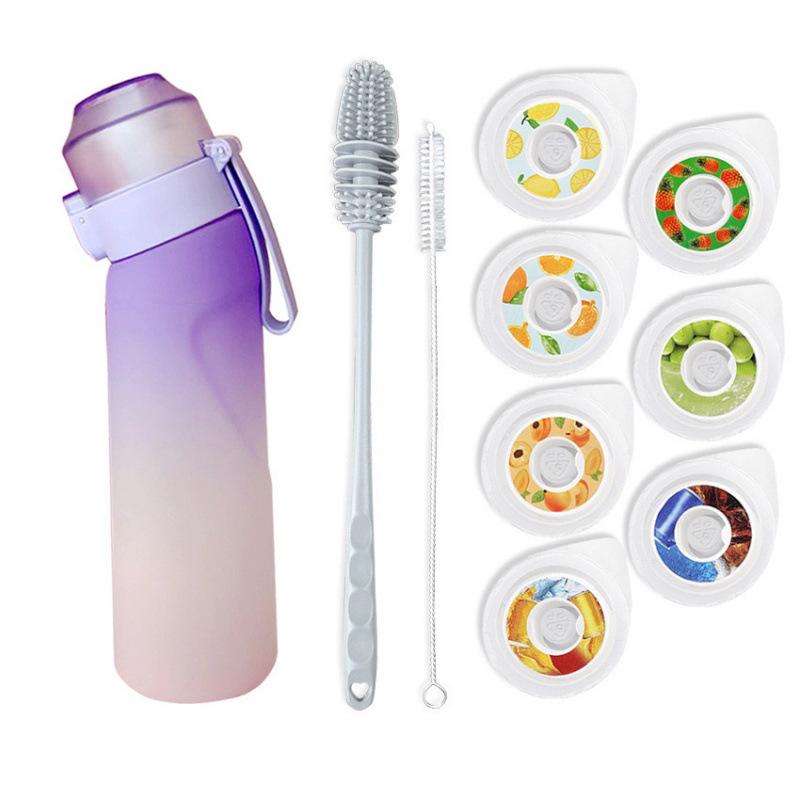650ML Outdoor Sports Water Cup with Multi-Flavor Scented Tritan Plastic