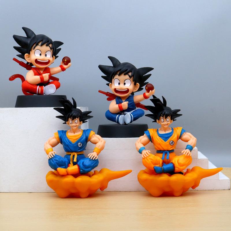 ГОРЯЧИЕ Мультяшные Аниме Фигурки Dragon Ball Z Детские Игрушки Кукла Кавайный Модель Goku Аксессуары Детский Прочный Подарок Фигурки Действия Хобби