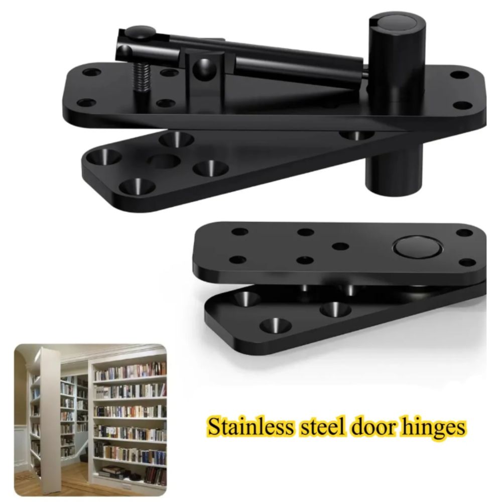 360° Rotating Invisible Hinge Stainless Steel Universal Rotating Pivot  Positioning