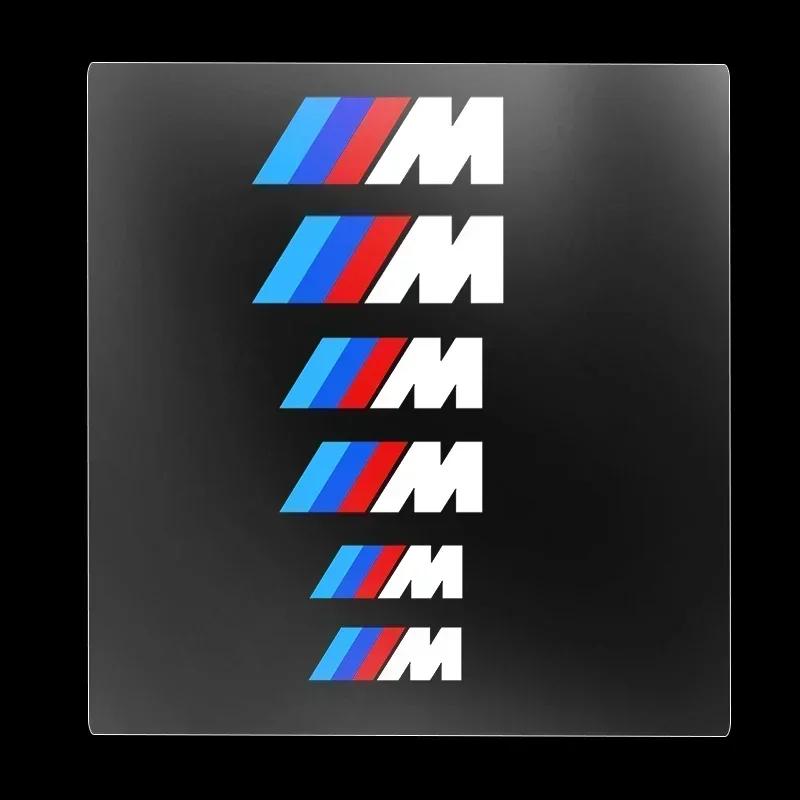 Горячий 2025 Для Bmw M X1 X3 X5 X6 E30 E90 M3 E84 E83 F25 E83 F25 E91 E60 F15 F16 E70 F30 Z4 1комплект Наклейки-эмблемы на тормозной суппорт автомобиля Au